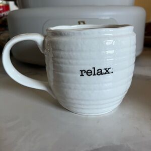 Chic White Relax Mug